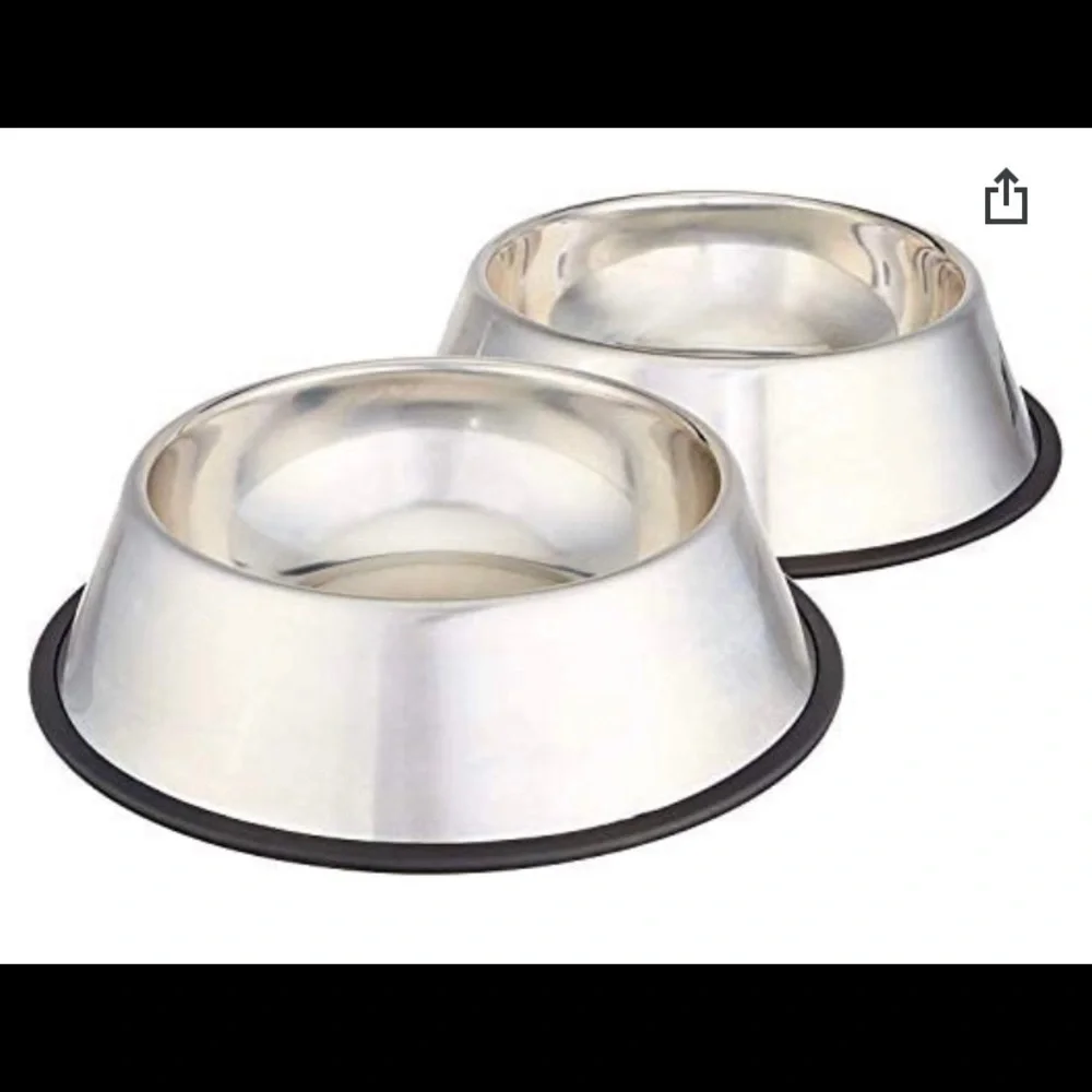 🐶🐾NWOB Bundle Amazon Basics dog bowls